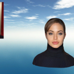 Jolie Bust-Head-Face ready for 3D print