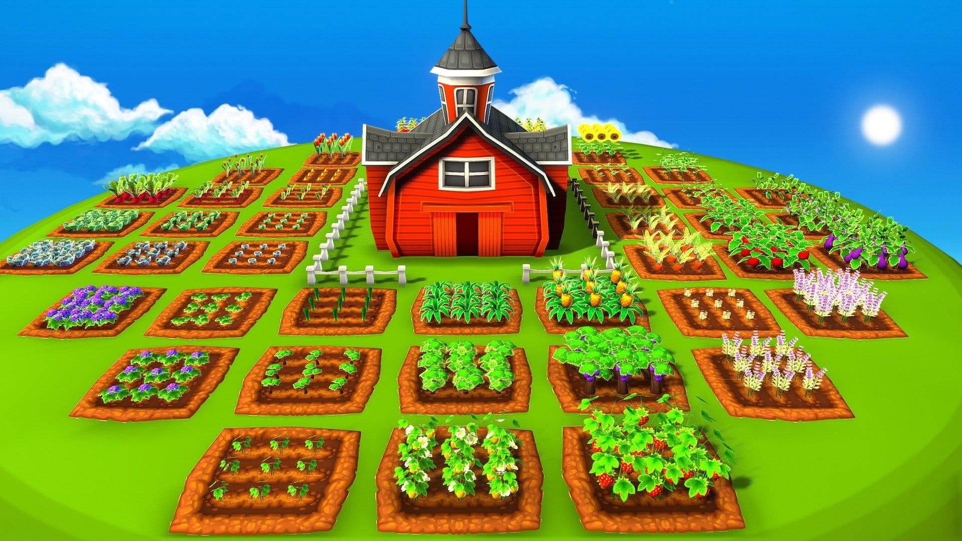 Happy Cartoon Field