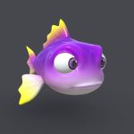 Asset – Cartoons – Animal – Fish – Rig – 3D