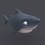 Asset – Cartoons – Animal – Shark – 3D – Rig