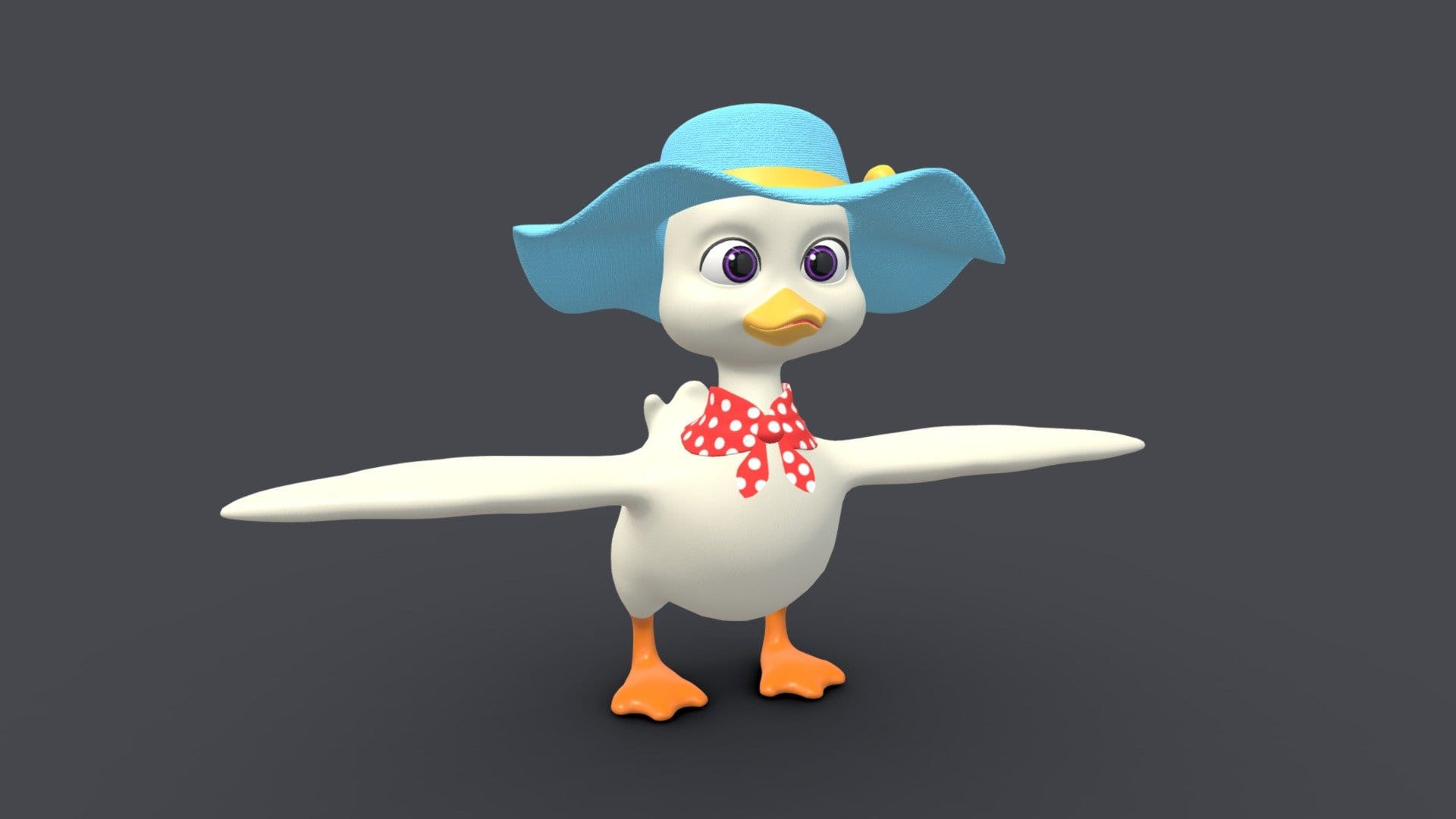 Asset – Cartoons – Animals – Duck – Rig