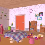 Asset – Cartoons – Bedroom- 03 – 3D Model 3D mod