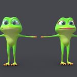Asset Cartoons – Character – Animals – Frog Rig