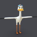 Asset-Cartoons-Character-Animals – Rig – Stork