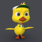Asset – Cartoons – Character – Duck – Rig