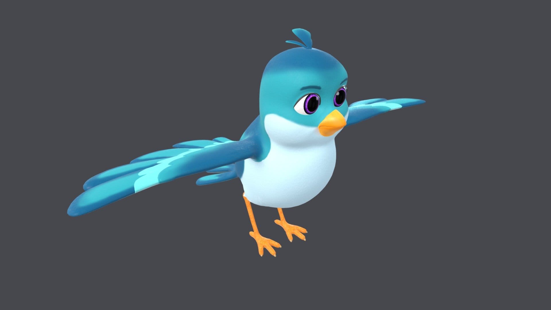 Asset-Cartoons – Character – Sparrow – Rig – 3D