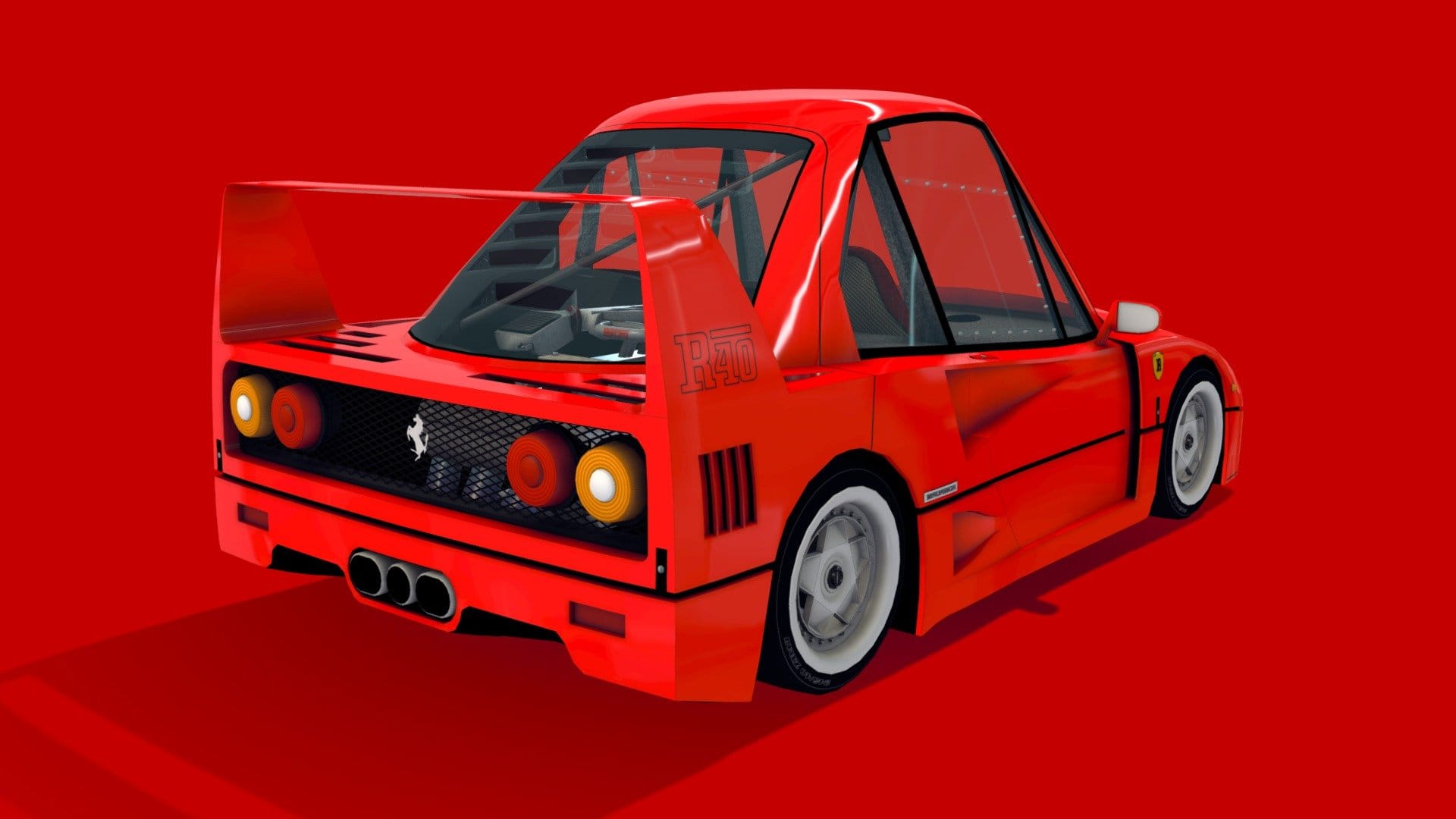 Cartoon Legendary Car – R40