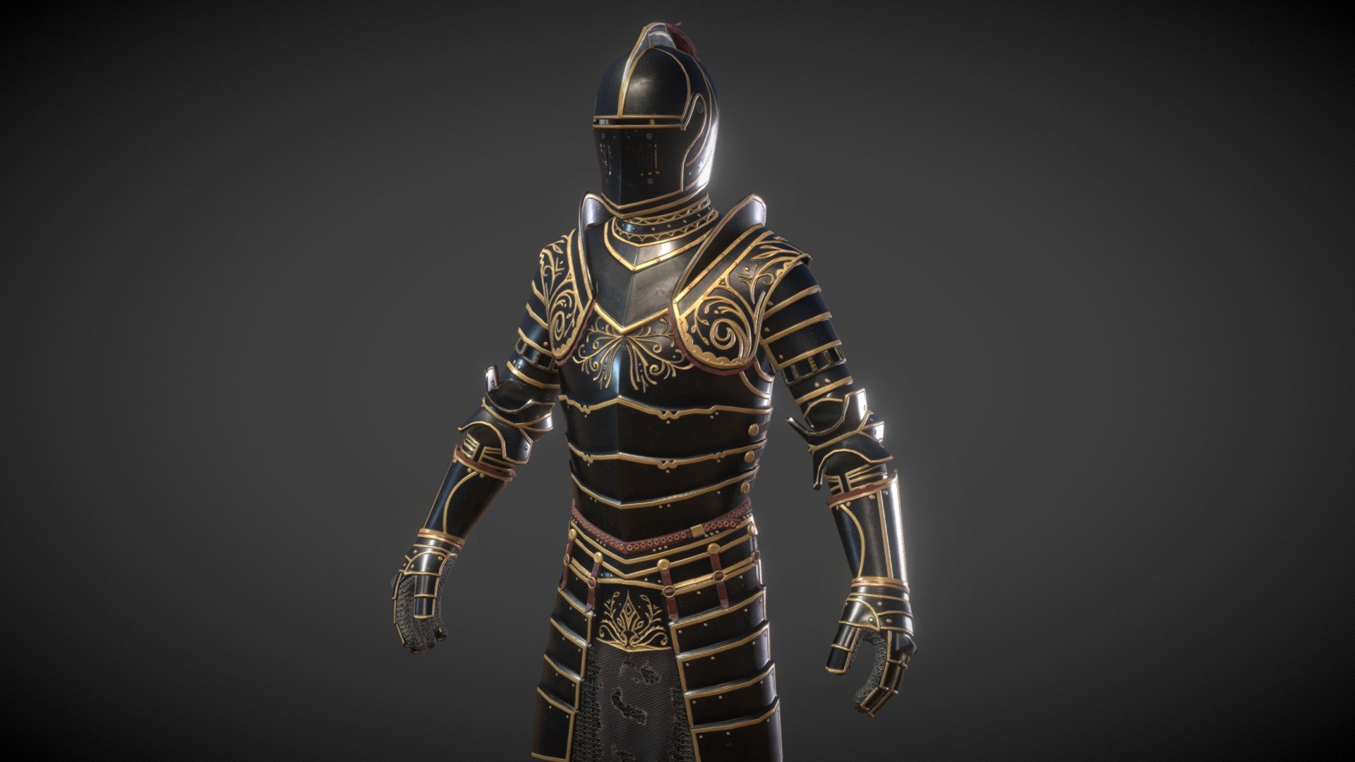 Ebony Armor Set Tesskyblivion Deep3dsea