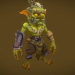 Modular Fantasy Stylized Goblin Male