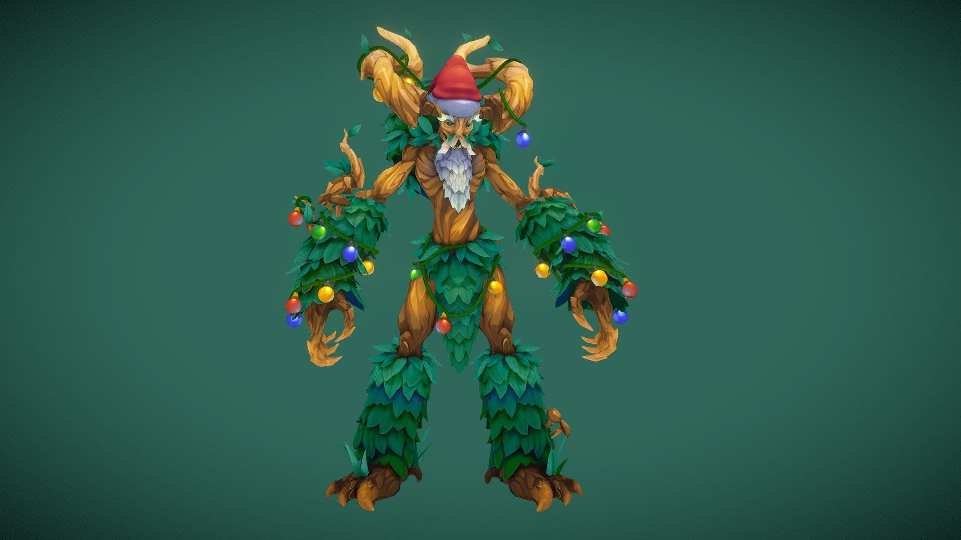 Stylized Christmas Treant