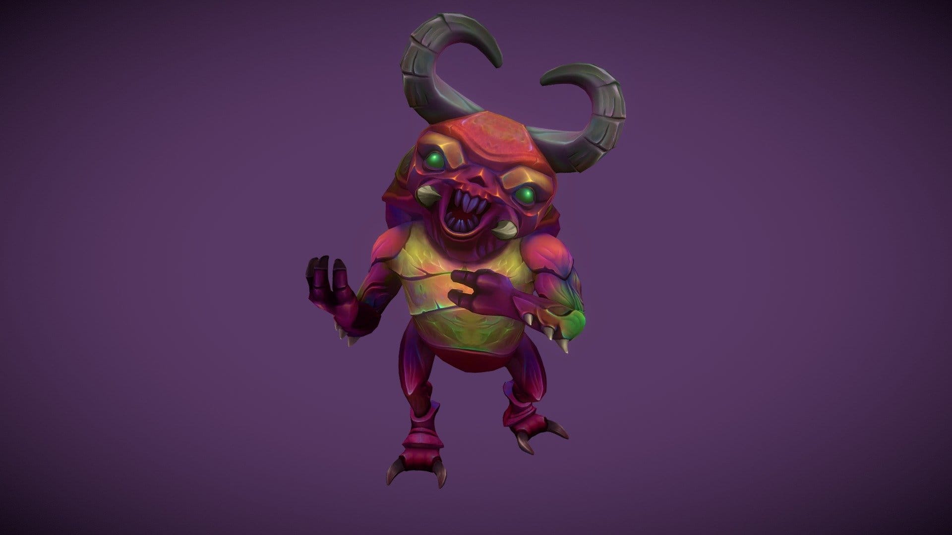Stylized Fantasy Humanoid Scarab