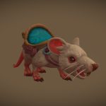 Stylized Fantasy Rat Mount