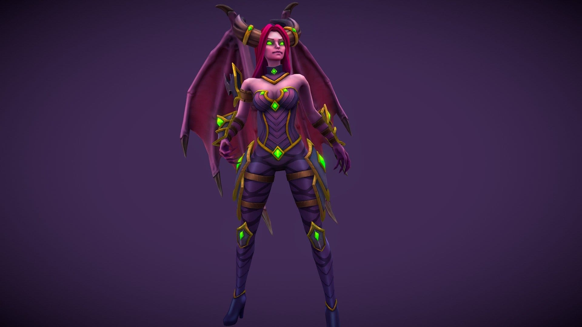 Stylized Fantasy Succubus