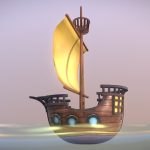Tiny Pirate Ship V1