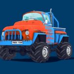 Truck – Retro Cartoon Car