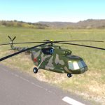 3d model helicopter MI-8
