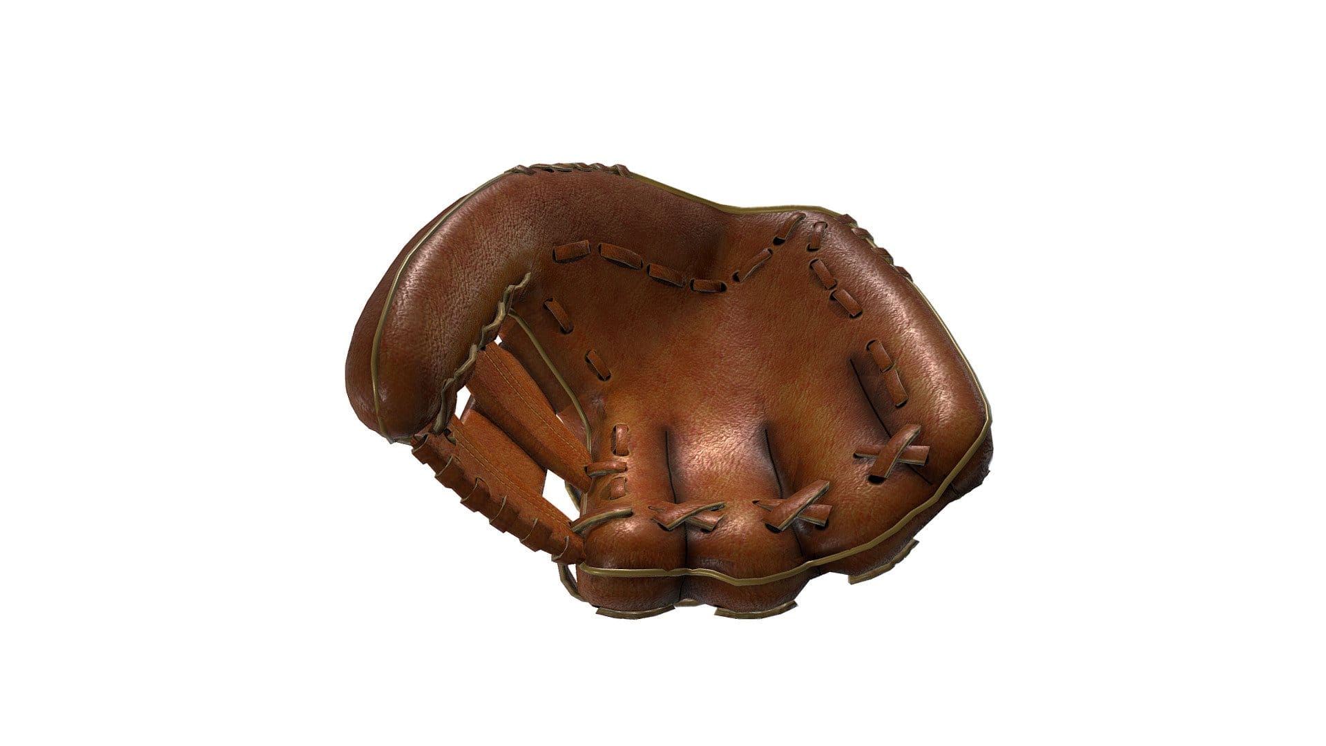 Baseball Softball Brown Leather Glove