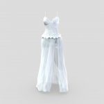 Beach White Wedding Dress