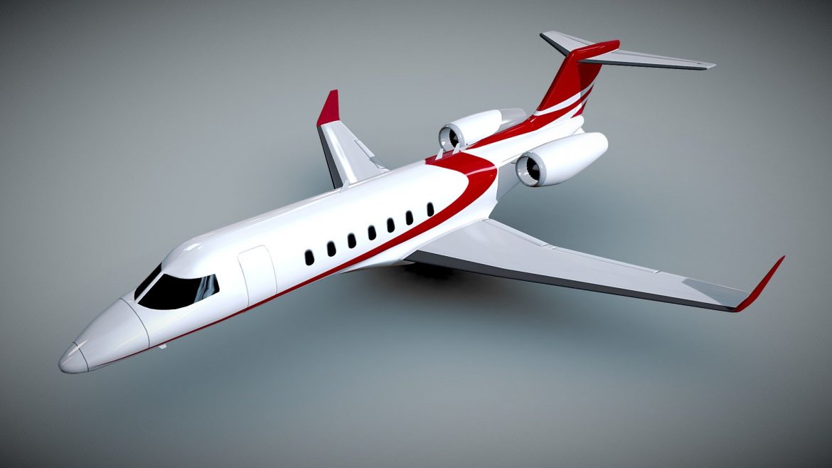 Bombardier Learjet 85 private jet - deep3dsea