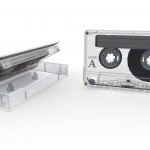 Cassette Tape And Case White – 4 versions