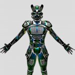 Cyberpunk Azura Robot