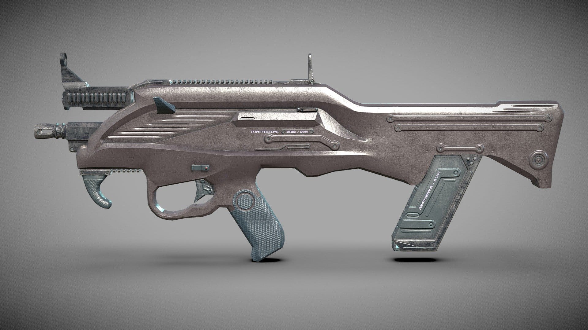 Cyberpunk Auto-Rifle – BR-808