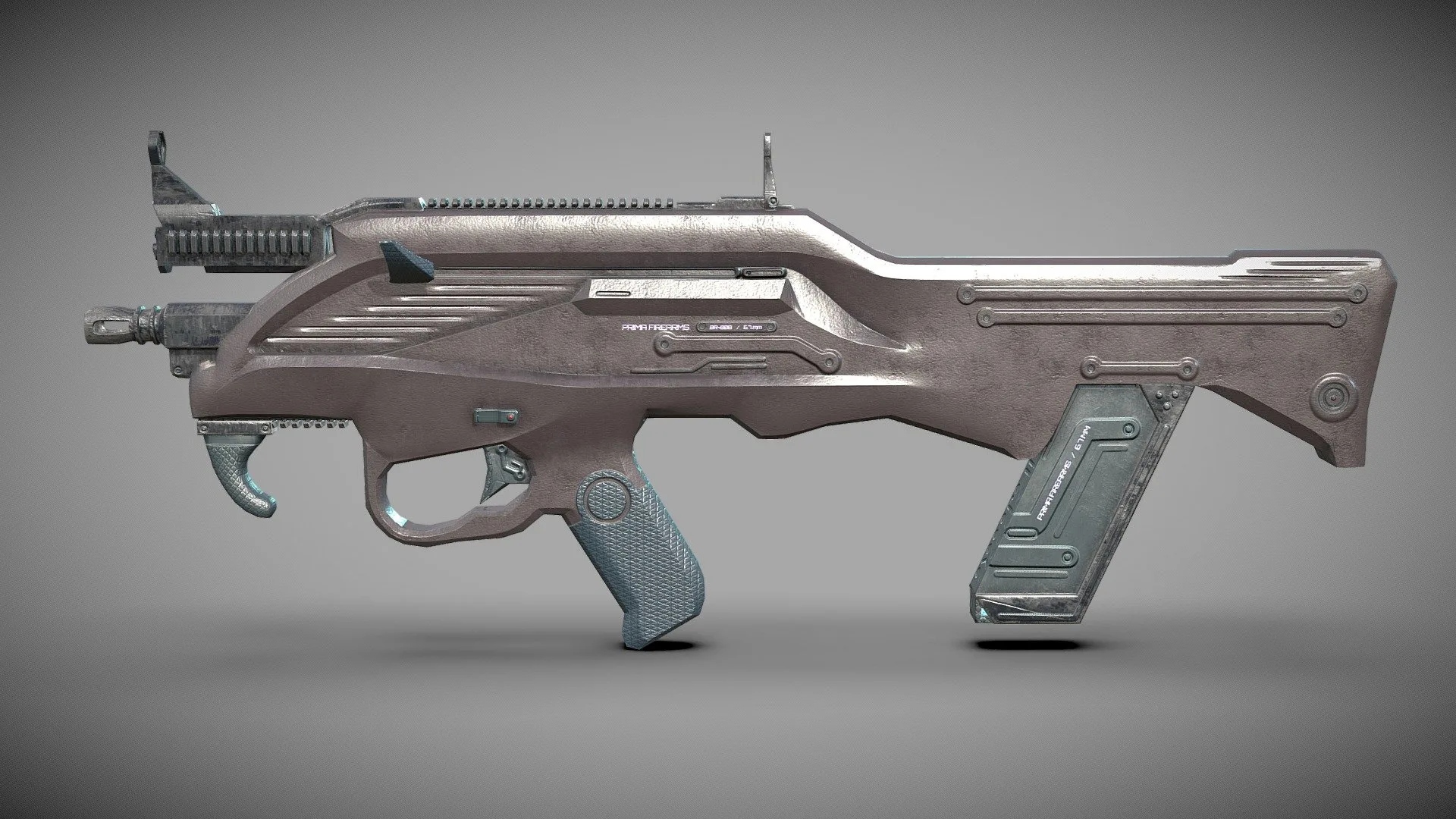 Cyberpunk Auto-Rifle – BR-808