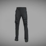 cyberpunk black trousers