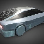 Cyberpunk Car – Solar Edge Moon-Microsystem