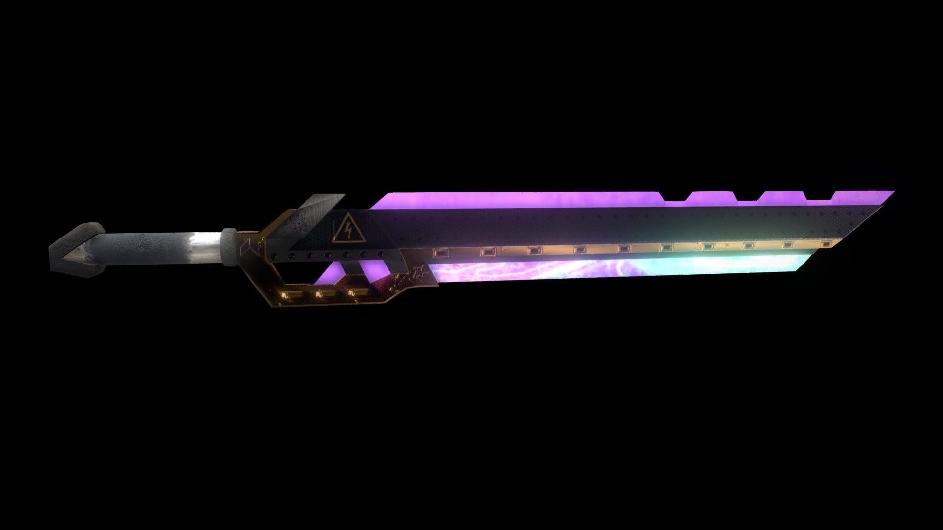 Cyberpunk Cleaver Sword