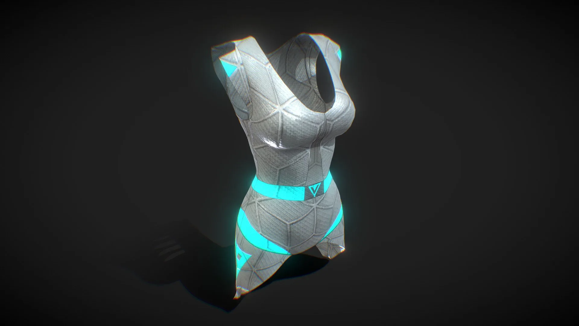 Cyberpunk Girl armour Suit – White 新着