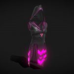 Cyberpunk Girl Hacker Suit – Pink ハッカースーツ