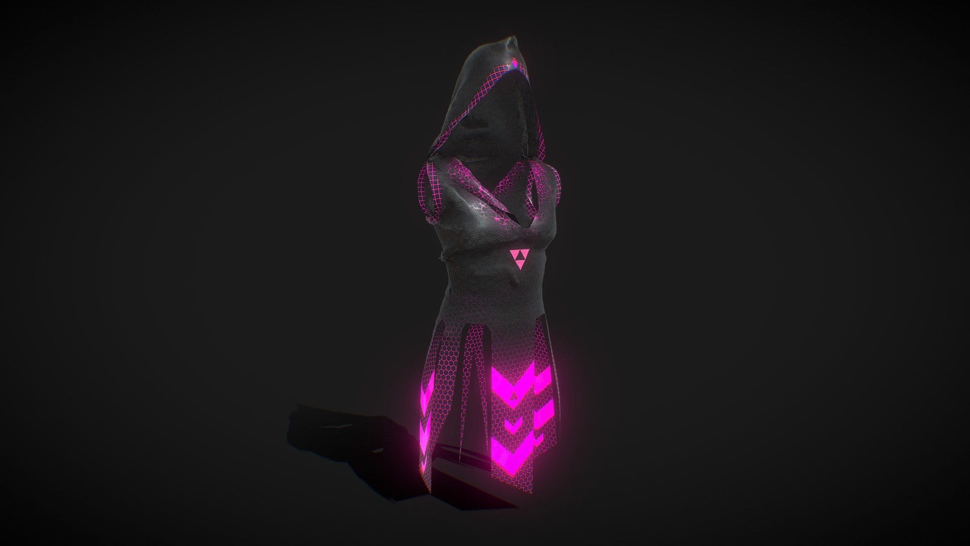 Cyberpunk Girl Hacker Suit – Pink ハッカースーツ