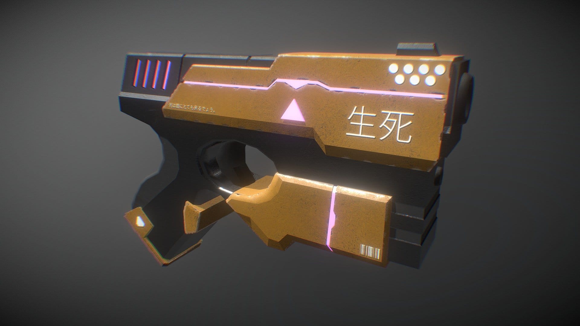 Cyberpunk Pistol deep3dsea