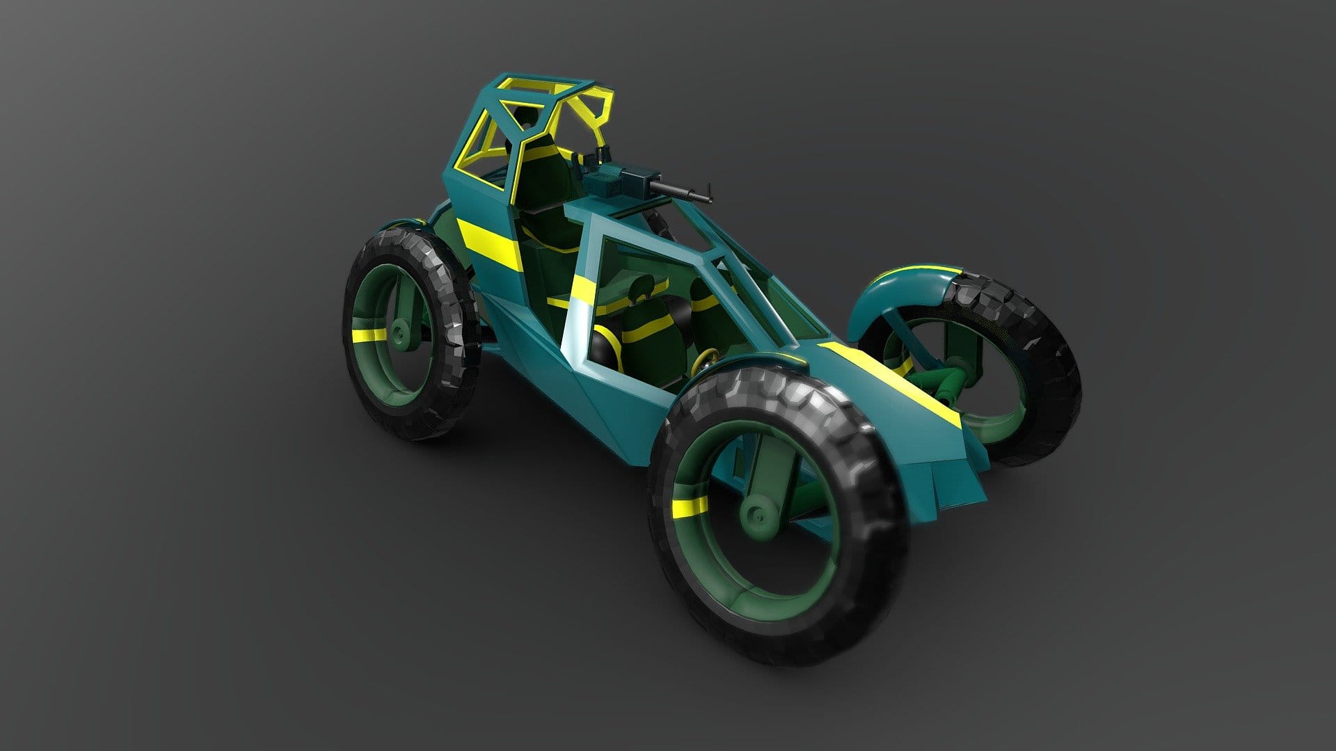 Dune Buggy Armed – Cyber neon