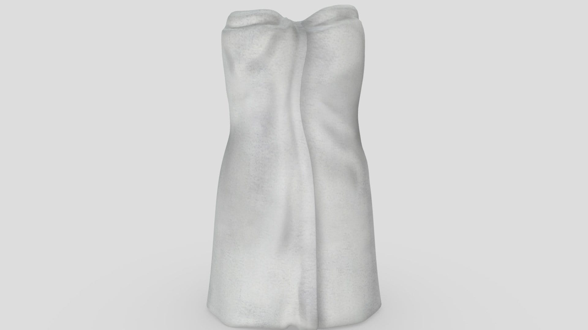 Female Wrapped Around Bath Towel