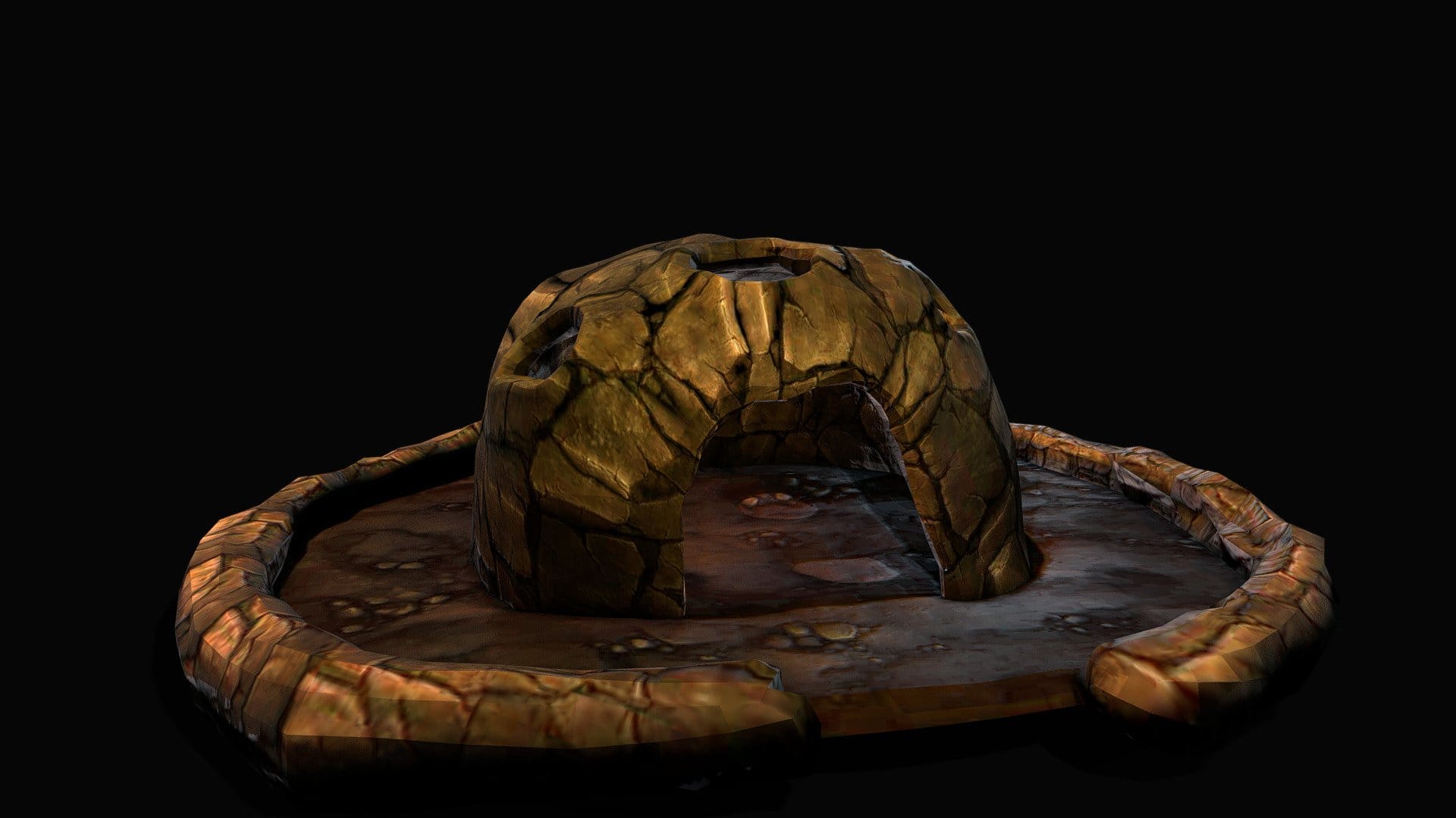 Flinstone Cave Building