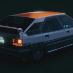 Futuristic 1980’s Hatchback