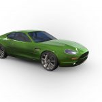 Green Luxury Sports Car
