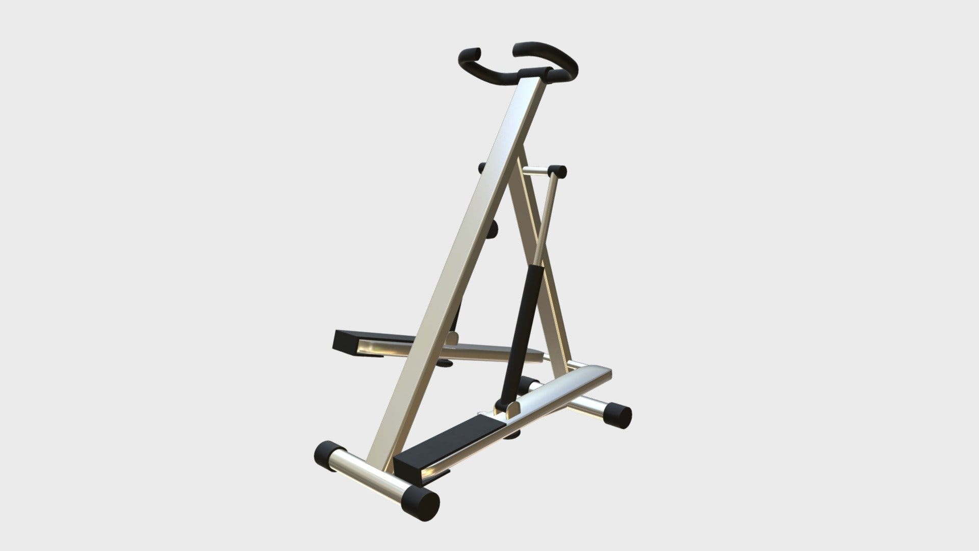 Gym equipment stepper glute machine