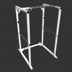 Gym Squat Rack Machine (Low Poly)