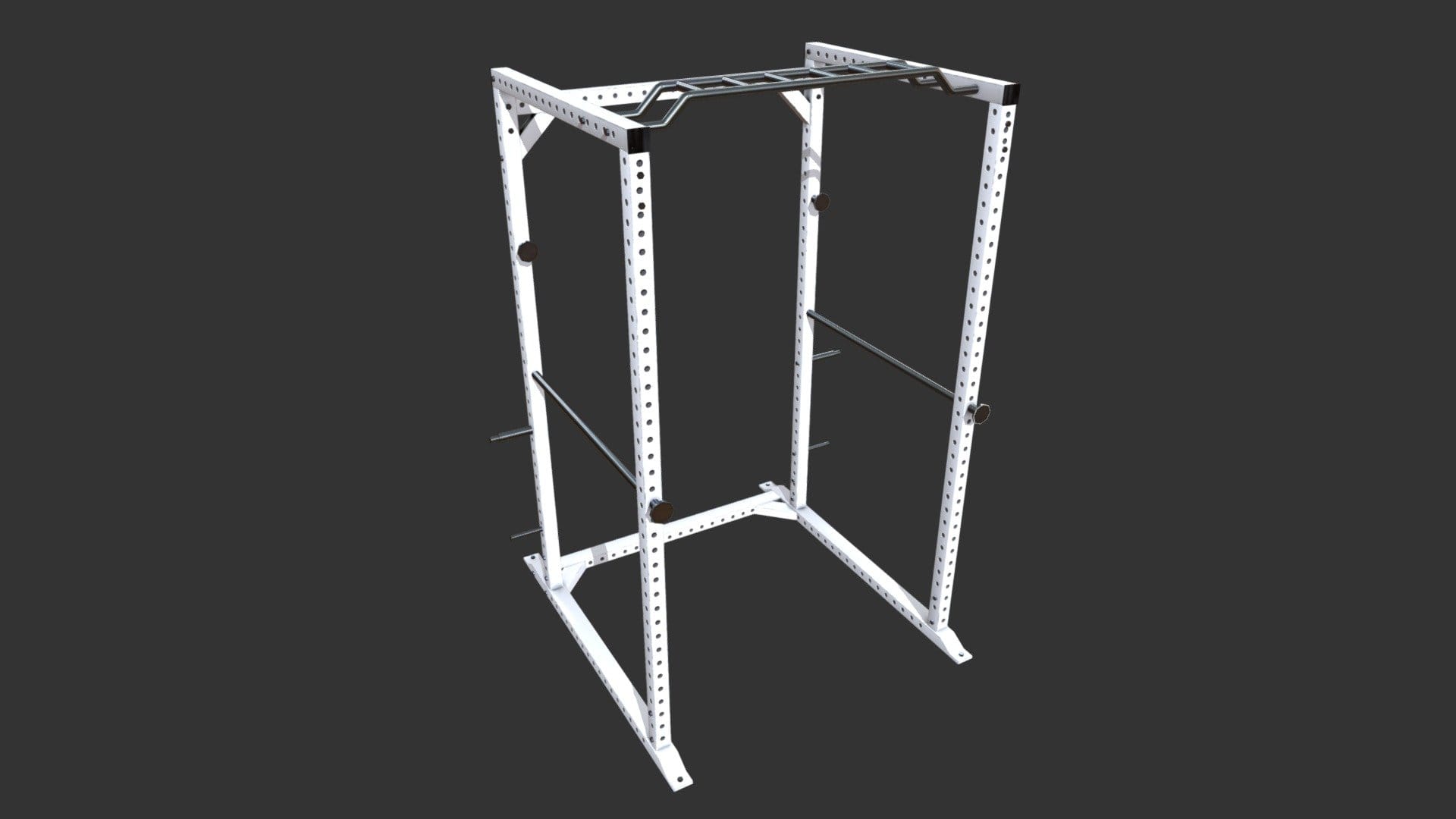 Gym Squat Rack Machine (Low Poly)