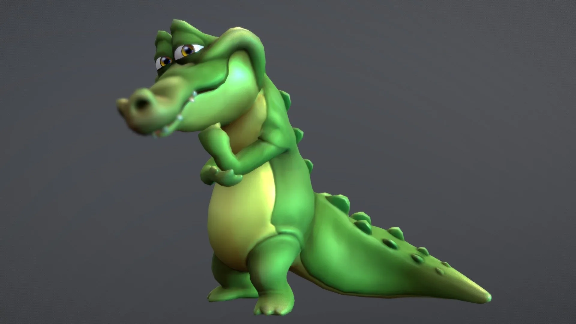 Jungle Animal: Cartoon Crocodile