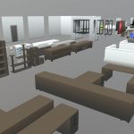 Low Poly Office Furniture and Props