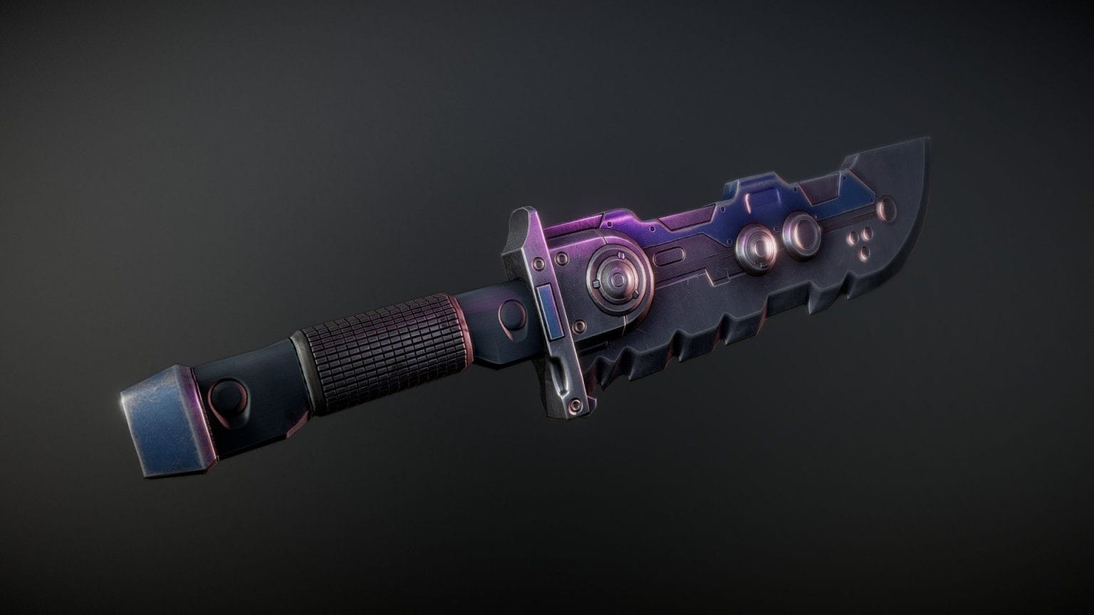 Cyberpunk Knife [Printable] deep3dsea