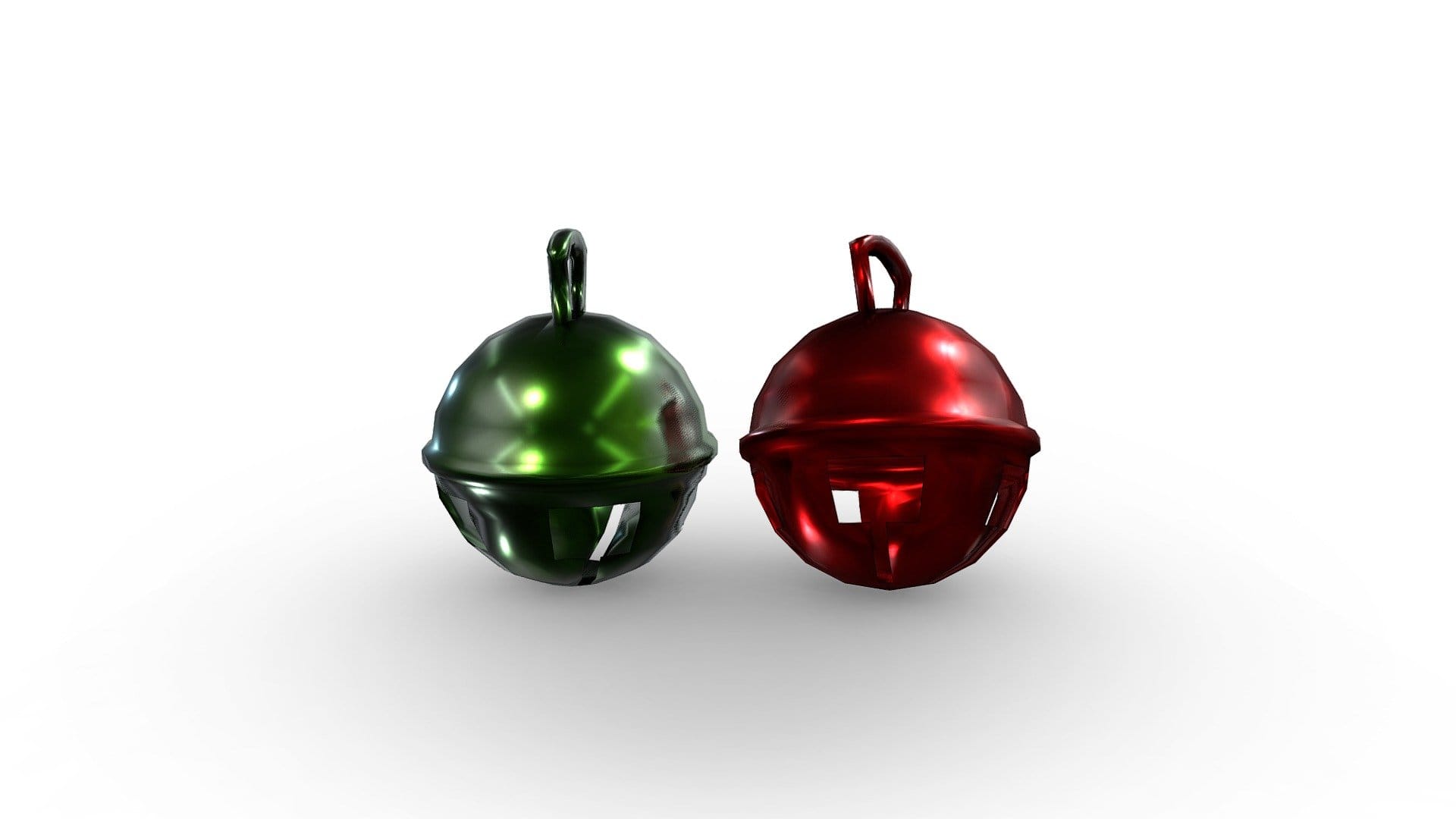 Low Poly Whistle Bell 2 Colors