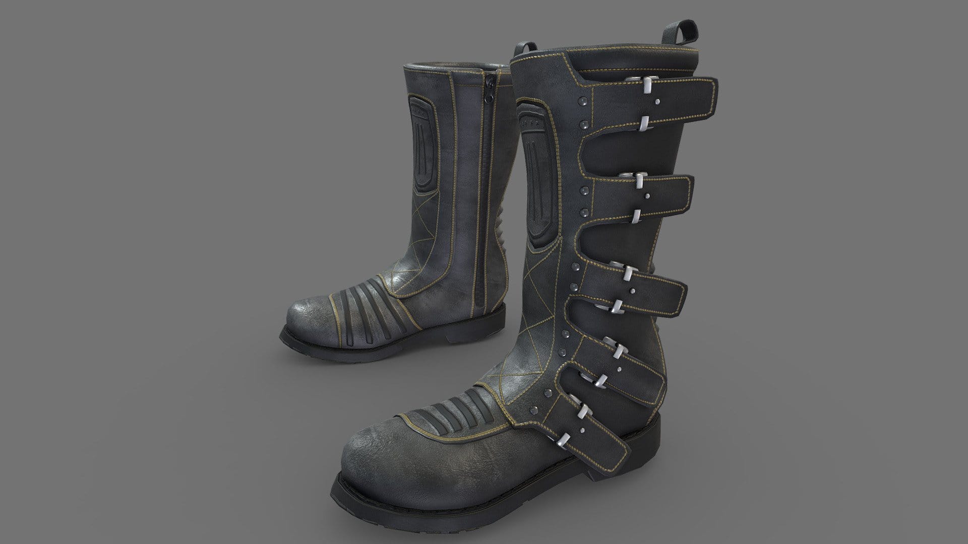 Male Elsionore Flat Boots