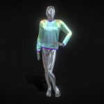 Manequin Jacket – Standing Pose ( Rigged )