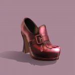 Marry Jane Retro Thick Heels Flatform Shoes