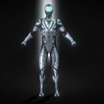 Mens Futuristic Nano Suit